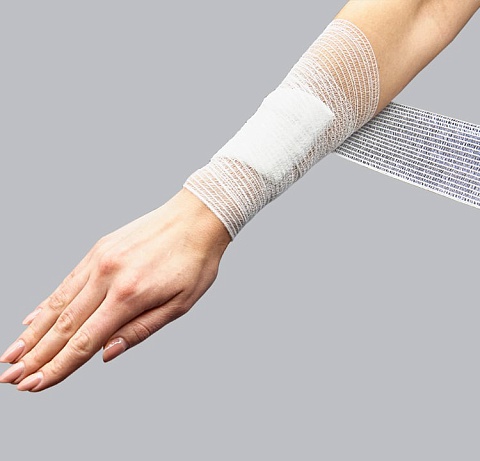 Бинт эластичный Matostretch 8 см х 2м, 1шт без застежки